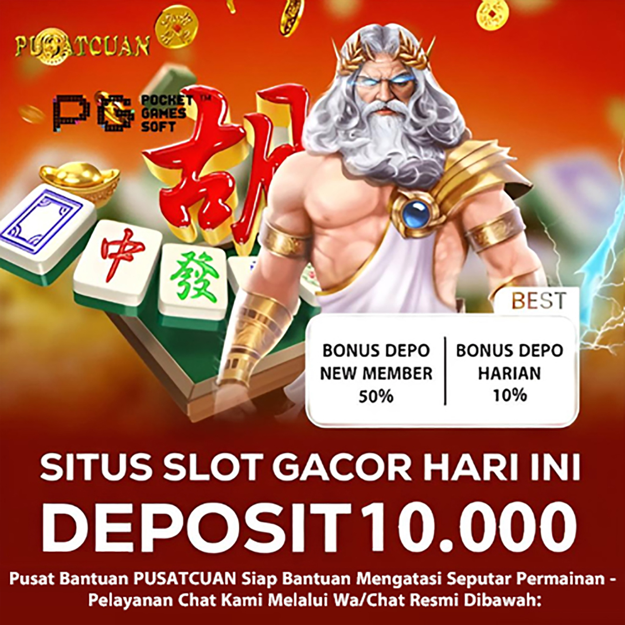 PUSATCUAN : Daftar Situs Slot Gacor Depo 10k Gampang Menang Tanpa Potongan